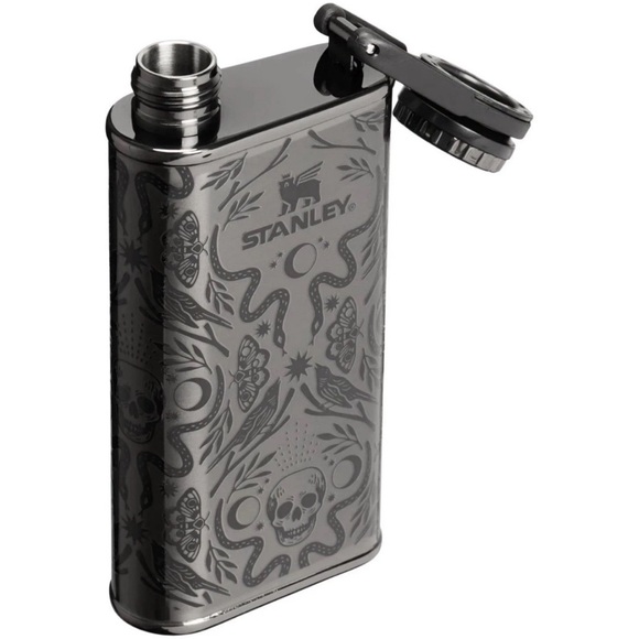 Stanley Halloween Easy Fill Leakproof Flask | 8oz – Deadly Damask READY TO SHIP - Picture 1 of 12